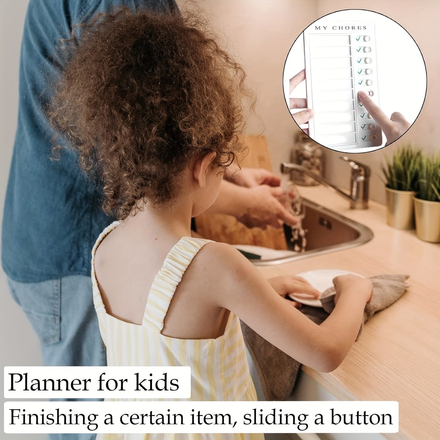 Self-discipline Punch Card Students' Develop Good Habits Planner Old Man My Chores Memo Message Inspection Table Can Replace Daily Life, Good Habits Develop Daily Learning Task Planning