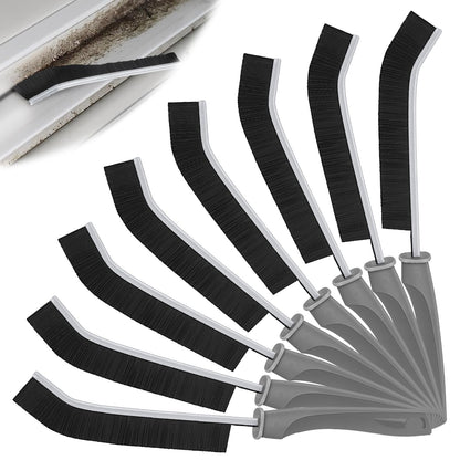 8pcs Cleaning Crevice Brush Hard Bristle Recess Household Gaps Cleaning Tool