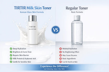 TIRTIR Milk Skin Toner – Hydrating Korean Glass Skin Toner (150ml)